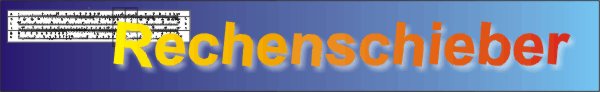Rechenschieber Banner
